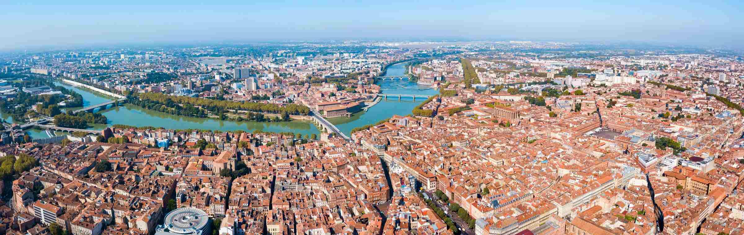 La ville de Montauban dans le Tarn-et-Garonne